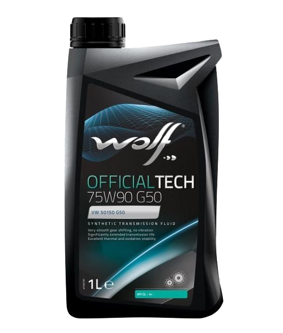 Трансмиссионное масло WOLF OfficialTech 75W90 G50, 1л
